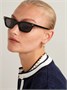 Солнцезащитные очки из ацетата в форме "кошачий глаз" Gucci Eyewear, черный 47348793