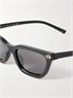 Солнцезащитные очки из ацетата в форме "кошачий глаз" Gucci Eyewear, черный 47348793