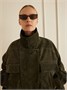 Солнцезащитные очки-кошечки из ацетата черепаховой расцветки Saint Laurent Eyewear, коричневый 47348921