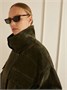 Солнцезащитные очки-кошечки из ацетата черепаховой расцветки Saint Laurent Eyewear, коричневый 47348921