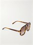 Солнцезащитные очки-авиаторы из ацетата черепахового цвета LOEWE EYEWEAR, коричневый 47349462