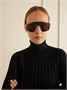 Солнцезащитные очки-авиаторы серебристого цвета с оправой из ацетата ALAÏA EYEWEAR, серебряный 47351707