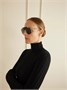Солнцезащитные очки-авиаторы серебристого цвета с оправой из ацетата ALAÏA EYEWEAR, серебряный 47351707