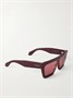 Солнцезащитные очки в ацетатной оправе D-формы ALAÏA EYEWEAR, бордовый 47352074