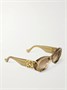 Солнцезащитные очки-кошачий глаз Anagram из ацетата оверсайз LOEWE EYEWEAR, желтый 47352426