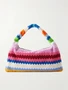 Полосатая махровая сумка через плечо Missoni, мультицвет 47353388