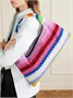 Полосатая махровая сумка через плечо Missoni, мультицвет 47353388