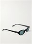 Erin овальные ацетатные солнцезащитные очки Saint Laurent Eyewear, черный 47360476