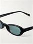 Erin овальные ацетатные солнцезащитные очки Saint Laurent Eyewear, черный 47360476