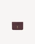 Картхолдер NIKI из винтажной кожи SAINT LAURENT, бордовый 47365813