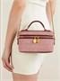 Сумка через плечо Falabella Vanity Case из рафии с отделкой из вегетарианской кожи STELLA MCCARTNEY, бордовый 47373697