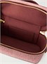 Сумка через плечо Falabella Vanity Case из рафии с отделкой из вегетарианской кожи STELLA MCCARTNEY, бордовый 47373697