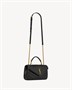 Сумка LOULOU с верхней ручкой из стеганой кожи ягненка SAINT LAURENT, черный 47374785
