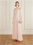 Клатч Bloom из атласа, украшенный кристаллами ERDEM, розовый 47323810