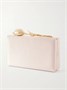 Клатч Bloom из атласа, украшенный кристаллами ERDEM, розовый 47323810