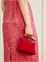 Бархатный клатч ERDEM, розовый 47323880