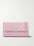Атласная сумка через плечо с заклепками Rockstud VALENTINO GARAVANI, розовый 47324343
