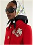 Овальные солнцезащитные очки из ацетата в форме «кошачий глаз» Gucci Eyewear, черный 47348686