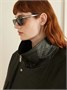 Квадратные ацетатные солнцезащитные очки Saint Laurent Eyewear, черный 47348692