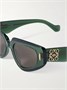 Солнцезащитные очки-кошачий глаз Anagram из ацетата LOEWE EYEWEAR, бирюзовый 47349461
