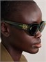 Солнцезащитные очки-кошачий глаз Anagram из ацетата LOEWE EYEWEAR, бирюзовый 47349461