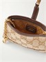 Кошелек Jackie из жаккардовой парусины с кожаной отделкой GUCCI, бежевый 47351467