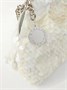 Мини-сумка Falabella из атласа с пайетками STELLA MCCARTNEY, белый 47375571