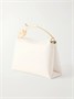 Клатч из кожи с вышивкой Bloom ERDEM, белый 47375744