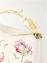 Клатч из кожи с вышивкой Bloom ERDEM, белый 47375744