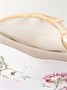 Клатч из кожи с вышивкой Bloom ERDEM, белый 47375744