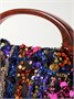 Плечевой ремень из атласа с пайетками DRIES VAN NOTEN, мультицвет 47351702