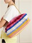 Большая полосатая махровая сумка Missoni, мультицвет 47354120
