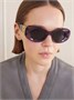 Солнцезащитные очки из ацетата с овальной оправой LOEWE EYEWEAR, фиолетовый 47368293