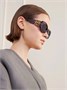 Солнцезащитные очки из ацетата с овальной оправой LOEWE EYEWEAR, фиолетовый 47368293