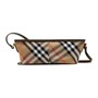 Мини-сумка Burberry из хлопка с деталями из овчины, песочного цвета 27895682
