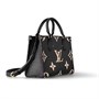 Сумка Louis Vuitton Onthego PM, черный/бежевый 1505036
