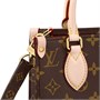 Сумка Louis Vuitton Sac Plat BB Monogram, коричневый 1451229