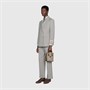 Мини-сумка тоут Gucci с принтом Interlocking G, коричневая 619884