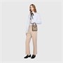 Мини-сумка тоут Gucci с принтом Interlocking G, коричневая 619884
