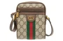 Сумка через плечо Gucci Ophidia GG Бежевый/Черное дерево 4546885