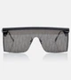Квадратные солнцезащитные очки DiorClub M1U Dior Eyewear, черный 2075847