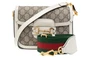 Мини-сумка Gucci Horsebit 1955 Бежевый/Белый 4546876