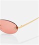 Первые овальные солнцезащитные очки fendi Fendi, розовый 5913094