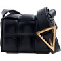 Сумка Bottega Veneta Padded Candy Cassette, черный/золотой 621315