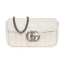 Женская сумка Gucci Marmont стеганая, белый 4546667