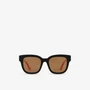 Солнцезащитные очки GG0998S в квадратной оправе из ацетата Gucci, мультиколор 6393423