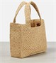 Сумка-тоут paula's из рафии с логотипом ibiza Loewe, бежевый 5979492