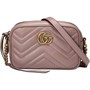 Мини-сумка Gucci GG Marmont Matelass?, нежный розовый 620080