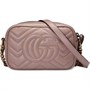 Мини-сумка Gucci GG Marmont Matelass?, нежный розовый 620080