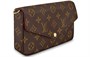 Женская цепочка-плечо Felicie Pochette Monogram коричневый LOUIS VUITTON 26495399